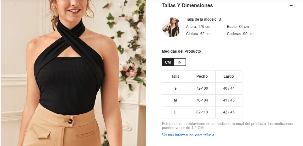 Blusa Top Halter De Espalda Abierta Con Tiras Cruzadas GTO STORE